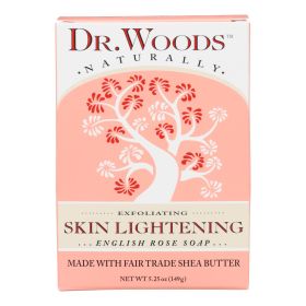 Dr. Woods Bar Soap Skin Lightening English Rose - 5.25 Oz