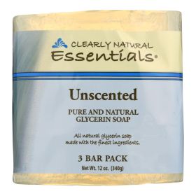 Clearly Natural Bar Soap - Unscented - 3 Pack - 4 Oz