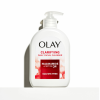 Olay Clarifying Face Wash, Facial Cleanser with Niacinamide, Fights Dryness in All Skin Types, 16 fl oz